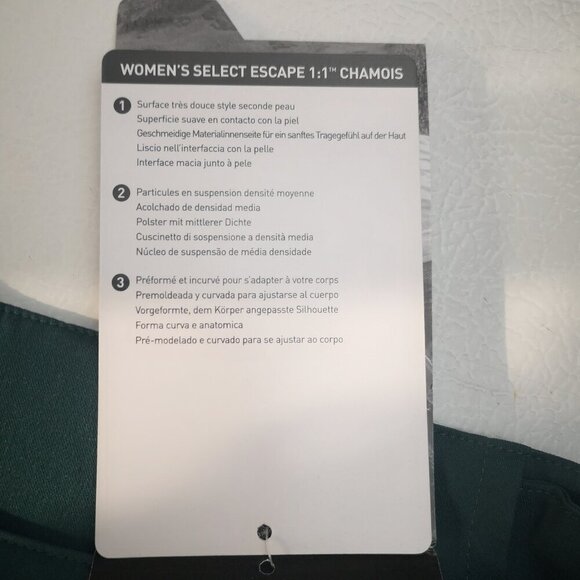 NWT Pearl Izumi Ladies Size 6 Green w/ Black Water Resistant Canyon Shorts - Picture 6 of 15